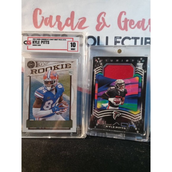 Kyle Pitts Graded Rookie & Rookie Relic Lot - Picture 2 of 6